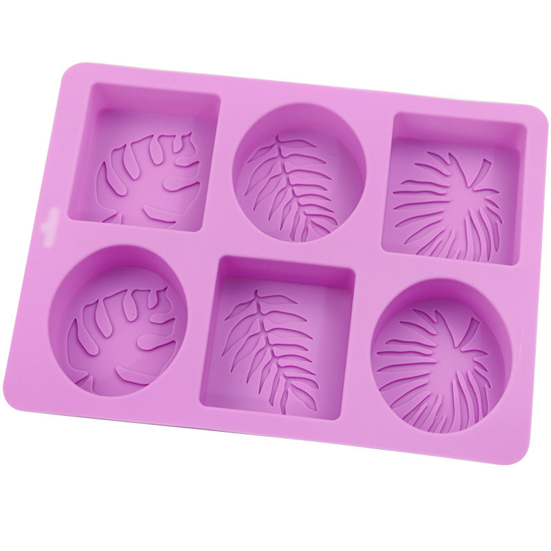 3D Round and Square Silicone Soap Mould Make Soap Table Silicone Mold  for Soaps Bath Bomb Mould Making Kit