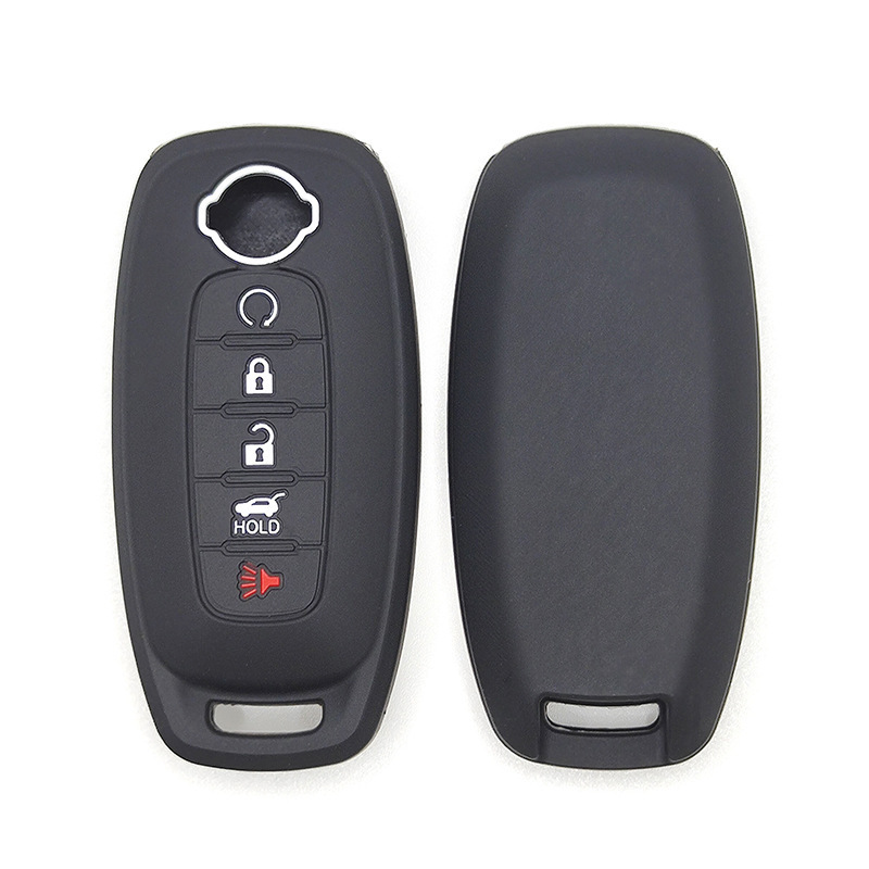 Remote Control Silicone Rubber Car Key Cover Case Shell for Nissan 2022 eighth-generation Teana car 5 Button Car Key Protector