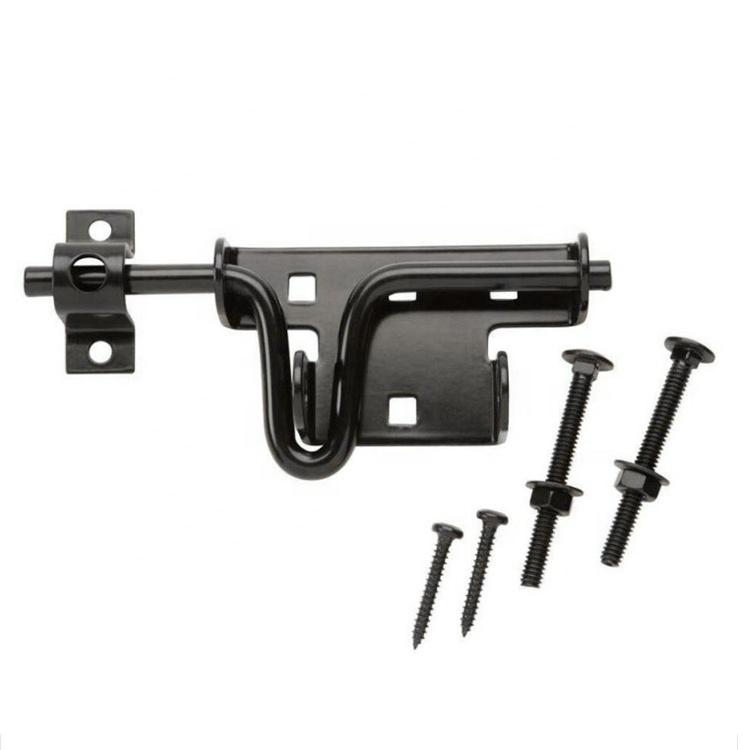 HILLMASTER Farm Heavy Duty Gate Latch Garden Pool Lockable Sliding Fence Gate Latch For Wooden Fences Gate