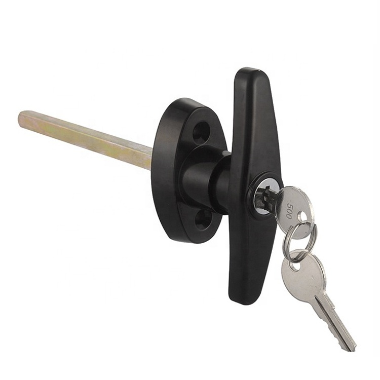 Garage Shed Door Playhouse Exterior Keyed T-Handle Lock With Keys