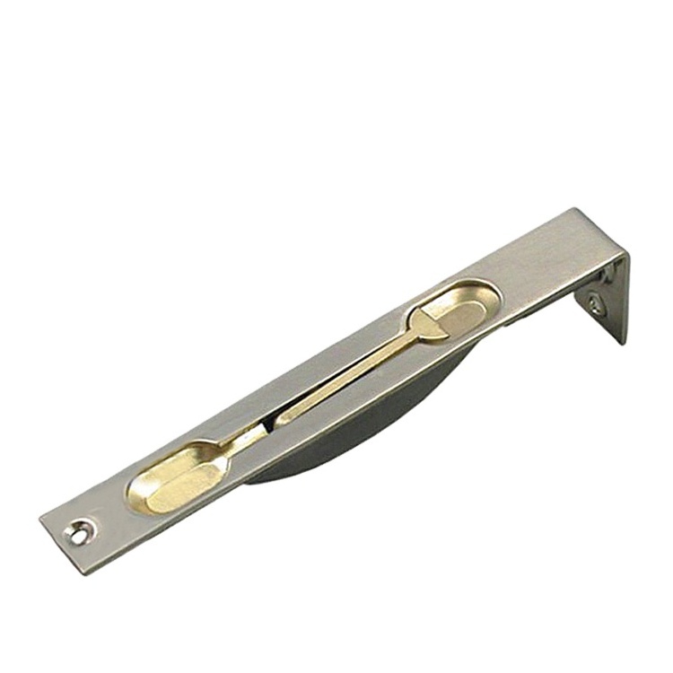 Stainless Steel Concealed Security French Door Locks with Hardwares Metal Flush Latch Bolts for Composite Wood Door