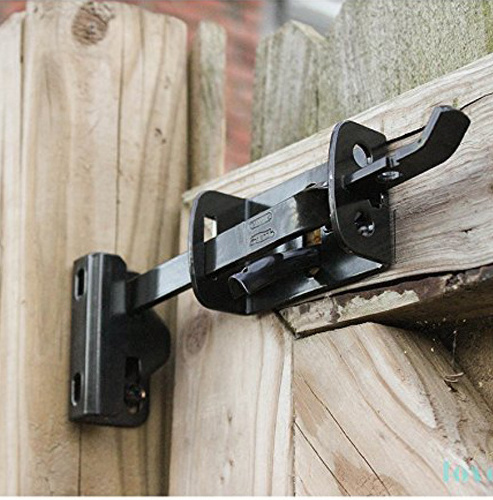 Adjustable Self-Locking Heavy Duty Lockable Gate Latch Pool Garden Fence Gate Latch For Wooden Fences Gate