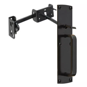 High Quality Black Steel SS304 Powder Coated Fence Gate Adjustable Gate Thumb Latch Set