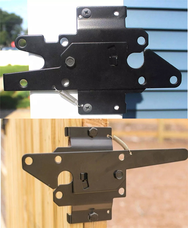 Heavy Duty Adjustable Steel Vinyl Fence Gate Latch standard post latch