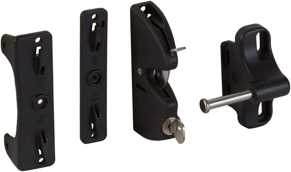 New Arrival Nylon Automatic Keyed Gate Lock Latch  Lockable Gravity Gate Latch