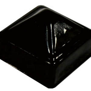 HILLMASTER Ornamental Square Steel Post Cap For Wooden Fence