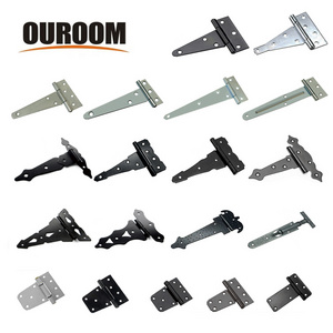 Rustproof Iron Hinges Fence Gate Hardware Heavy T Hinge Heavy Duty Fence Gate Hinge