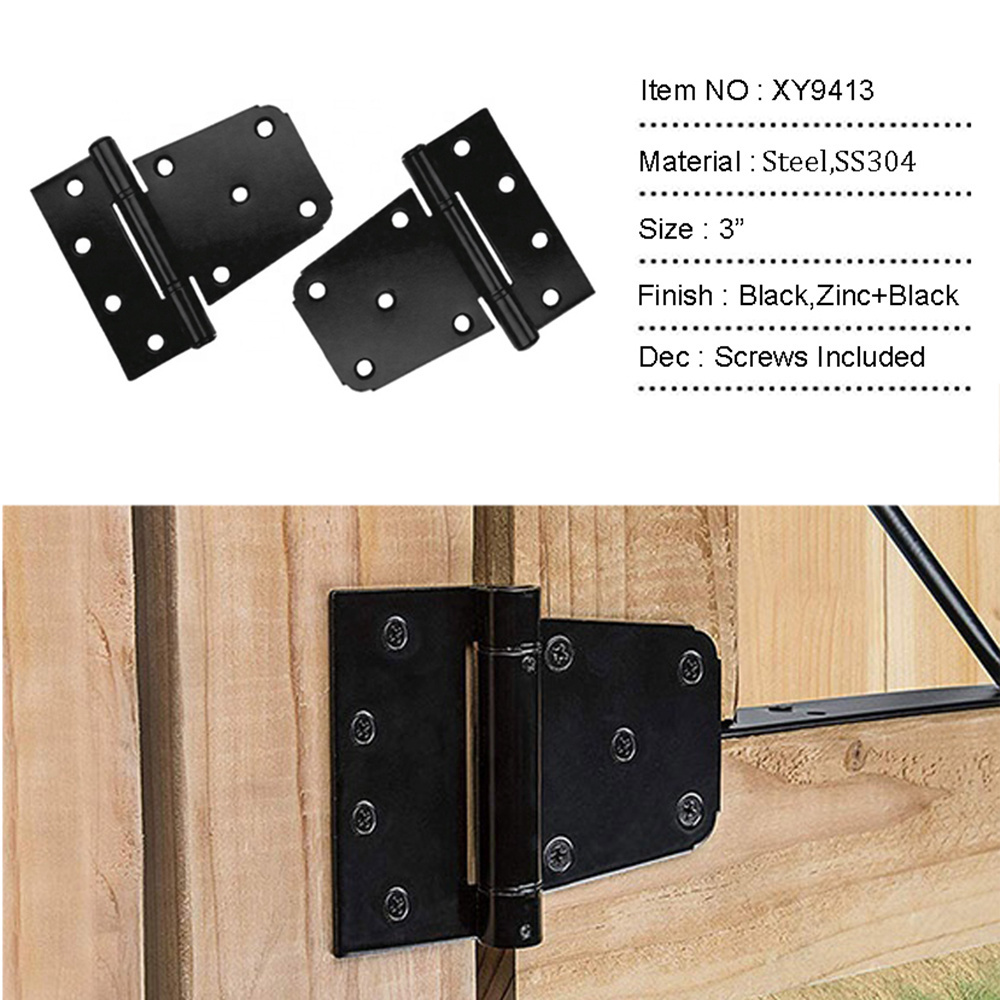 Rustproof Iron Hinges Fence Gate Hardware Heavy T Hinge Heavy Duty Fence Gate Hinge