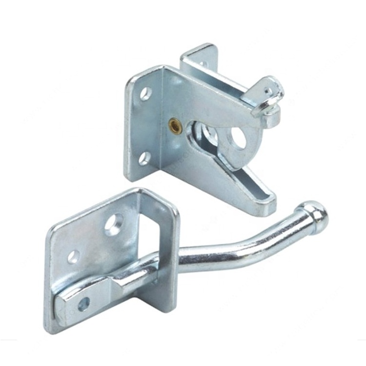 OUROOM SS304 Black Plated Adjustable Gate Gravity Latch