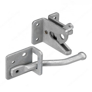 OUROOM SS304 Black Plated Adjustable Gate Gravity Latch