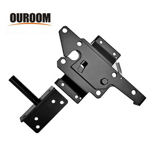 HILLMASTER Self Closing Farm Garden Gate Latch Two Sided PVC Fence Gate Latch