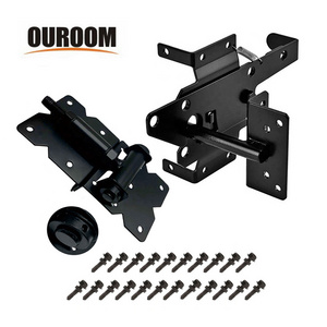 Gravity Wood Fence And PVC Vinyl Fence Stainless Steel Post Self Closing Fence Gate Hinge Gate Latches