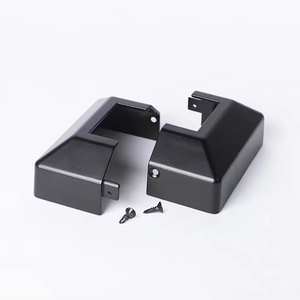 Black AL Post Cover Plate for 2 inch  Floor Flange Base Shoe for Railings Post Skirt Cover