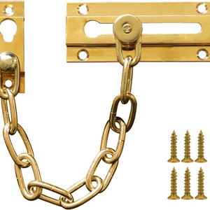 Brass And Steel Safety Guard Latch Entranc Chain Door Security Guard