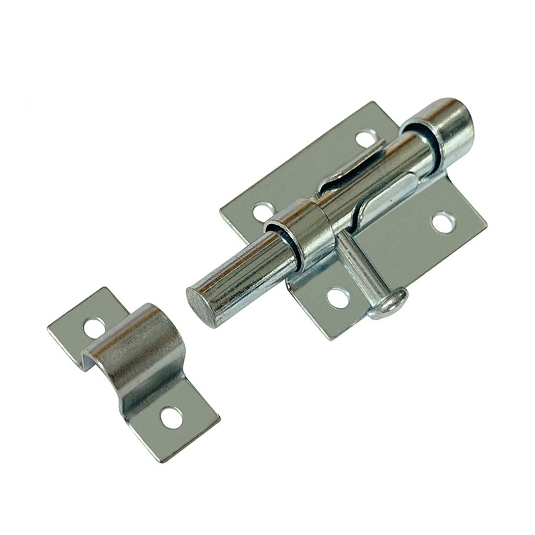 Light Duty Thickened  Steel Door Barrel Bolt Sliding Lock Latch Hardware for Garden Gate Shed Door Window