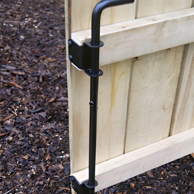 HILLMASTER  Heavy Duty Cane Bolt Gate Drop Rod for Wood Vinyl PVC Fence