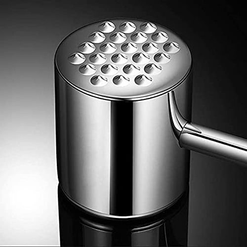 Meat Tenderizer Tool Meat Mallet Hammer 304 Stainless Steel Heavy Meat Pounder Dual Sided with Wood Handle for Tenderizing