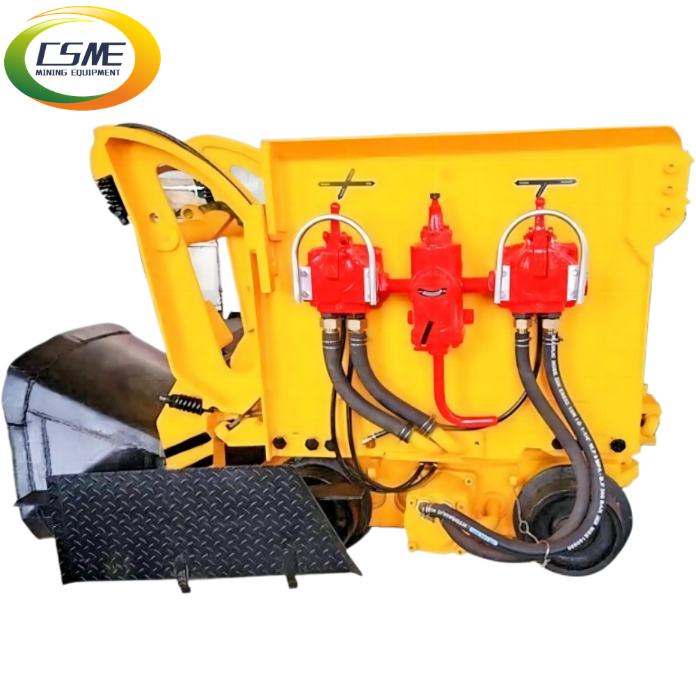 zq-17 Underground mini mucking machine /small portable wheel rock shovel loader air pneumatic rock loader for tunnel