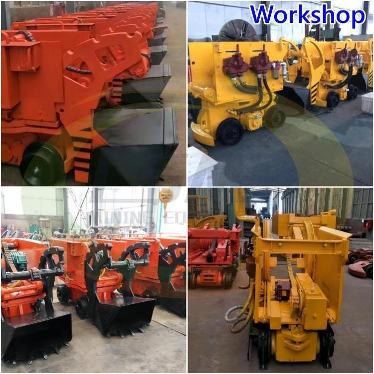 Mining Rock Loader, Electric Tunnel Mucking Machine