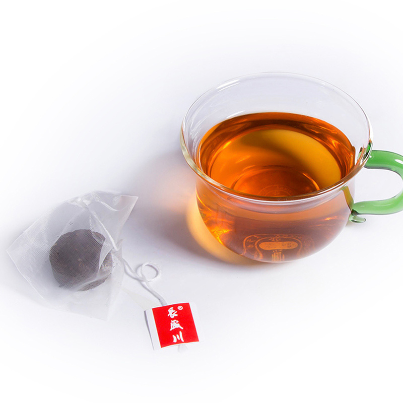 Chinese black tea round shape tea 4g with biodegradable tea bag easy brew