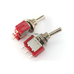 3 Ways MTS-103 SP3T Toggle Switch With 3 Pin ON-OFF-ON M6