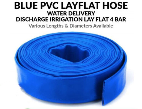 Three Layer Fuel NBR Rubber PVC Layflat Fire Hose