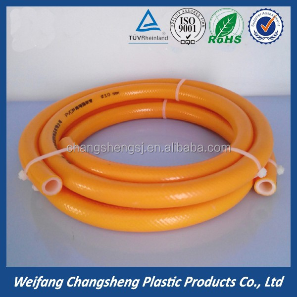 Factory Low Pressure Flexible LPG Gas Cooker Hose BBQ Natural Gas Regulator Hose Pipe Braided Propane PVC Gas Stove Hose Pipe