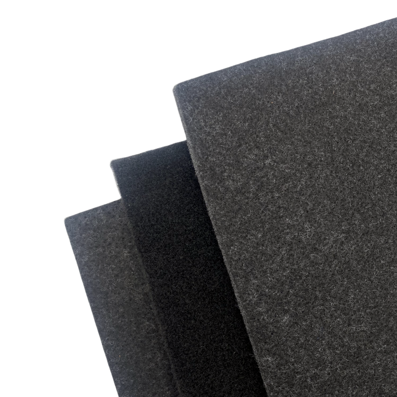 100 polyester dry fit carbon fiber nonwoven car ceiling carpet trunk liner nonwoven felt mats fabric