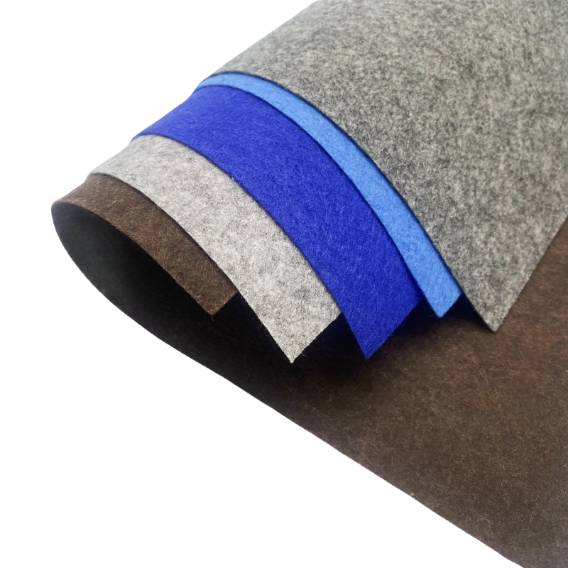 china supplier needle punching tennis ball felt nonwoven fabrics car head liner  polyester needled nonwoven fabric