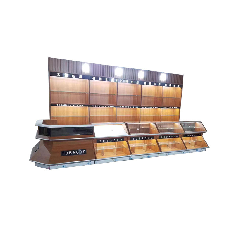 High-end Tea display cabinet commercial display cabinets design tobacco Wine display cabinet