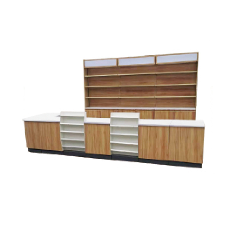 Hot Sale Convenience Store Cashier Desk Grocery Steel Wooden Retail Shop Checkout Counters