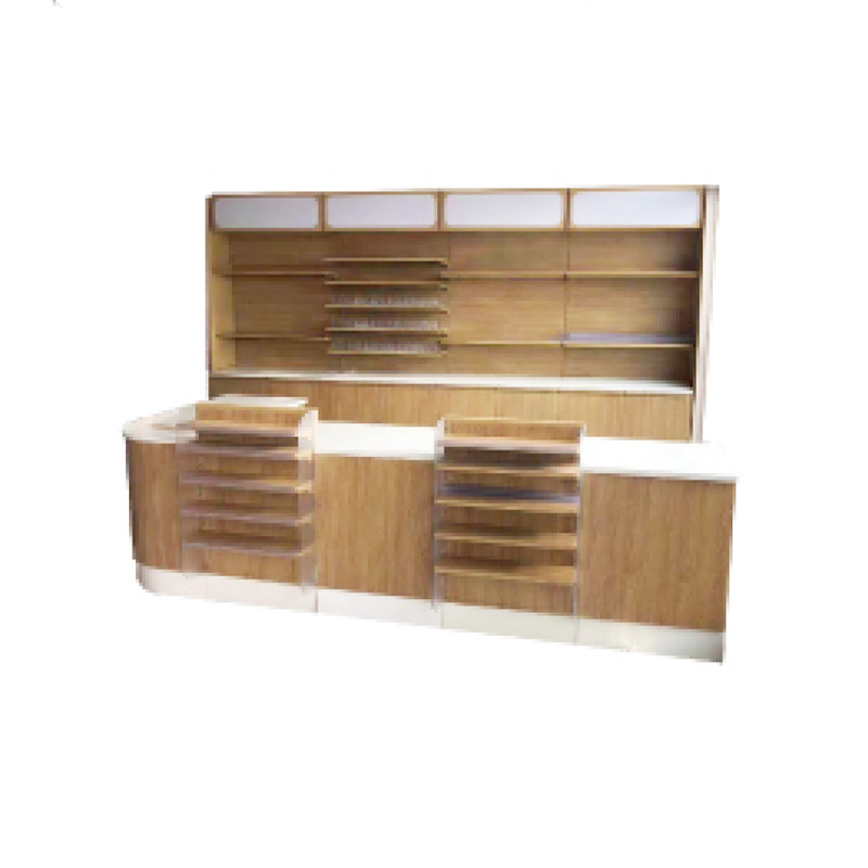 Hot Sale Convenience Store Cashier Desk Grocery Steel Wooden Retail Shop Checkout Counters