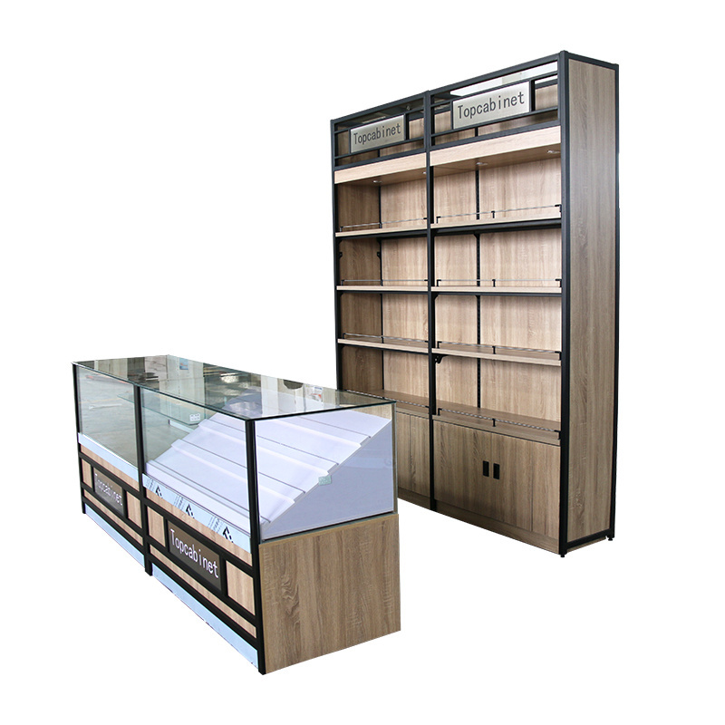 High-end Tea display cabinet commercial display cabinets design tobacco Wine display cabinet