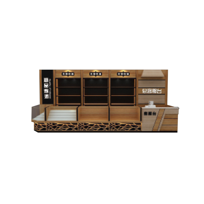 High-end Tea display cabinet commercial display cabinets design tobacco Wine display cabinet