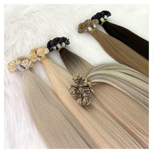 Changshunfa Pre-bonded Keratin Nail U Tip Hair Extensions Russian Remy 100% Human Hair Extensions