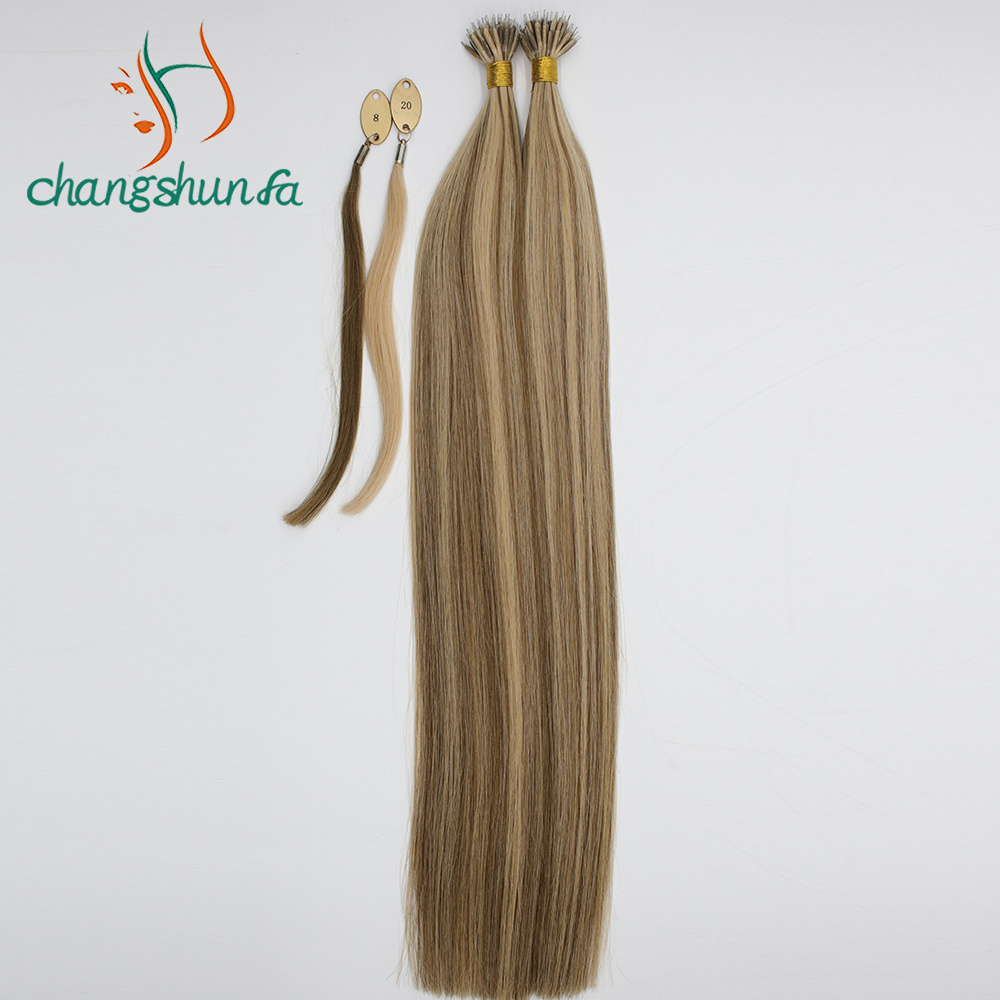 Wholesale 12A Remy Micro Link Beads Nano Ring Hair Extensions Double Drawn Russian Human Hair Extension Nano Ring Tips