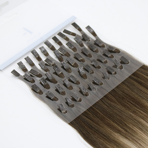 Changshunfa Wholesale Human hair extension Flat Tip Italy Keratin Prebonded Hair Extensions Flat Tip Hair