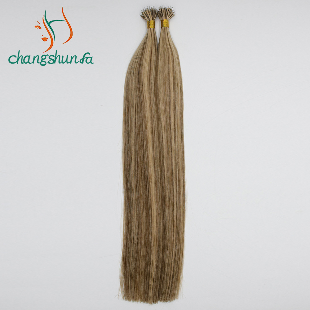 Wholesale 12A Remy Micro Link Beads Nano Ring Hair Extensions Double Drawn Russian Human Hair Extension Nano Ring Tips