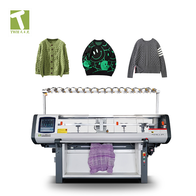 New Fully Automatic Sweater Flat Knitting Machine for Sale Computerize 52