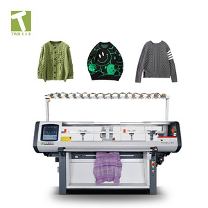 New Fully Automatic Sweater Flat Knitting Machine for Sale Computerize 52" 7G Jacquard Sweater Machine