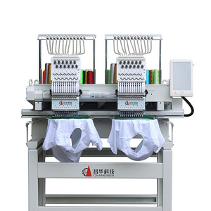 Factory price fully automatic industrial multi needle   one head two heads embroidery machine computerized