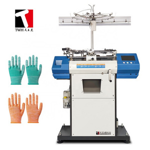 Low price working labor glove making machine high quality cotton computerized automatic knitting glove sewing machine