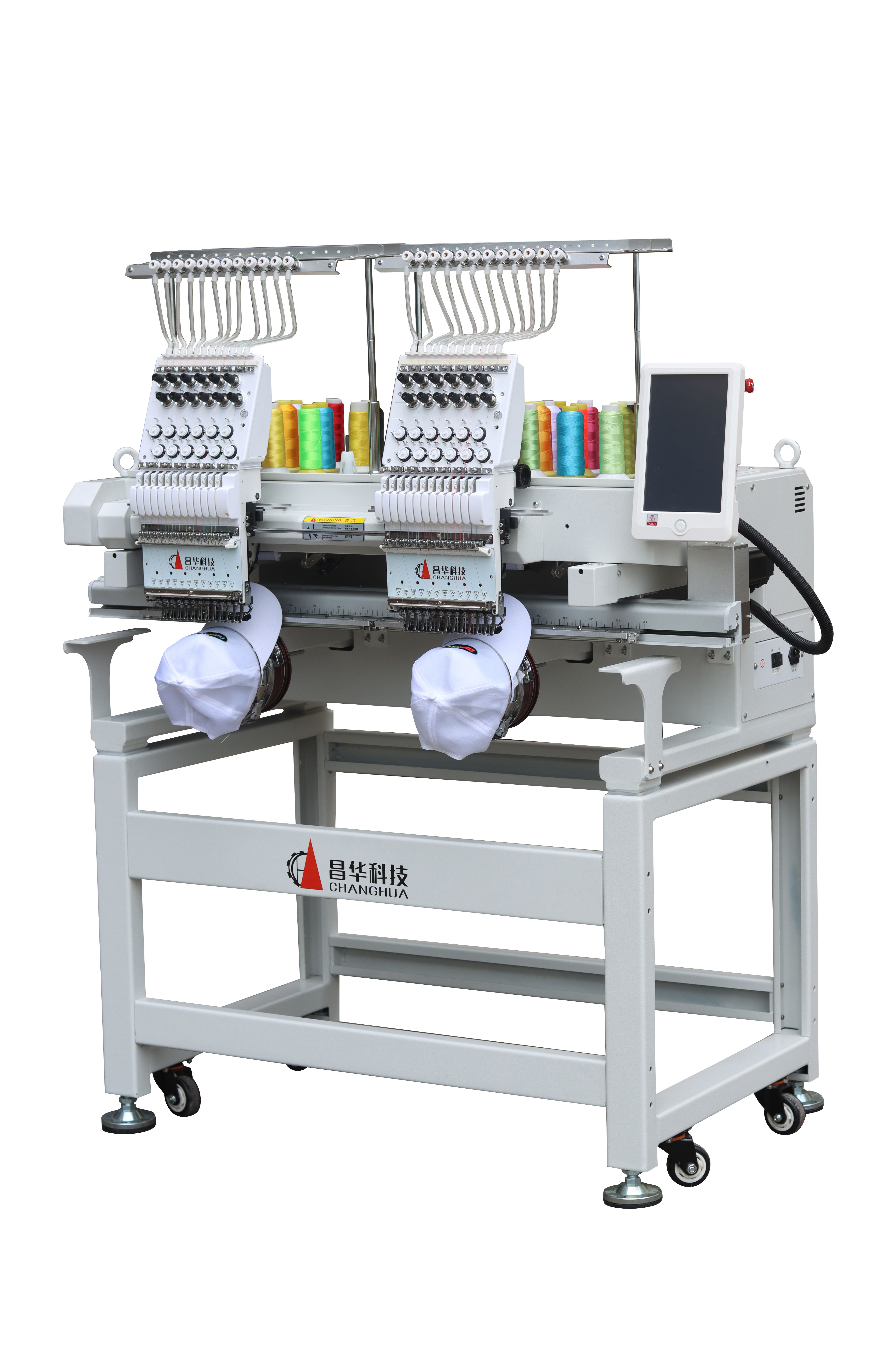 Factory price fully automatic industrial price embroidery machines 2 head Embroidery Machines