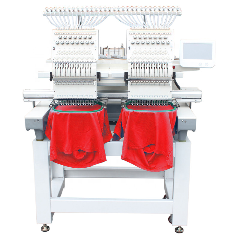 Customized 2head logo 10 needle embroidery machine