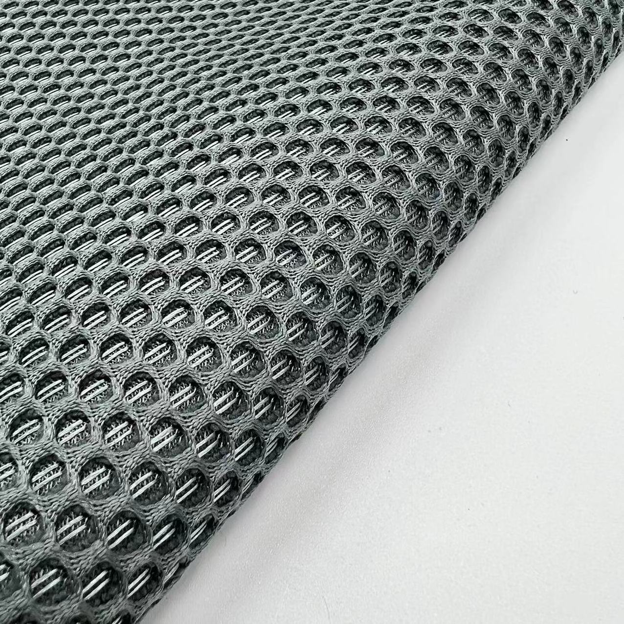 chair cushion medical mat mattress shoes lining fabric big hole mesh breathable 3d air fabric