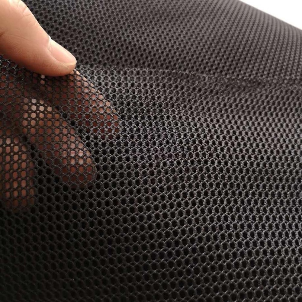 Polyester single layer mesh cloth Seat bags Soft and hard adjustable 100 polyester mesh cloth