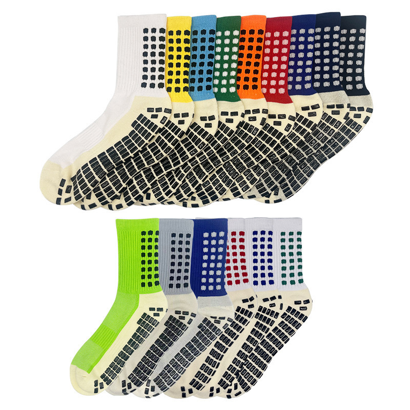 Anti-slip Football Socks Men Women Soccer Basketball Tennis Sport Socks Grip Cycling Riding Socks