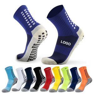 Anti-slip Football Socks Men Women Soccer Basketball Tennis Sport Socks Grip Cycling Riding Socks