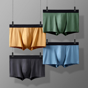 Hot Sale Ice Silk Cotton Short Underwear Import Briefs & Low Rise Men Boxer,Cotton Boxer Short For Men Mid Rise