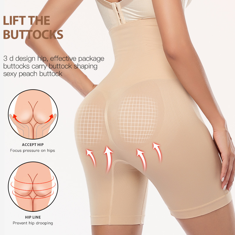 Colombian Hour Glass Faja Short With 1Line Hooks And Butt Lifting Effect Ajas Colombianas Hot Shaping Pants For Women